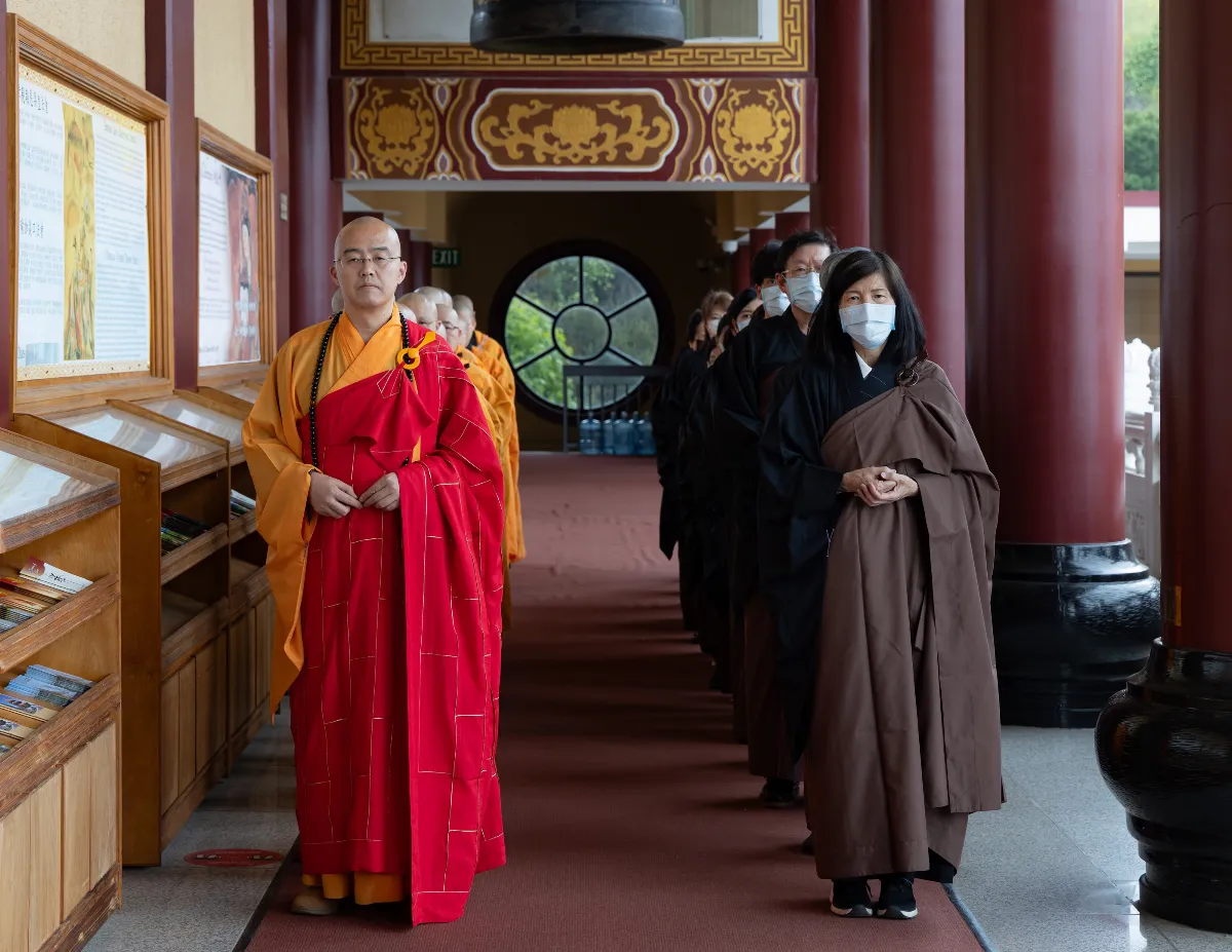 Hsi Lai Temple Holds Global Simultaneous Sutra Transcription Event to Mark Fo Guang Shan’s 59th Anniversary
